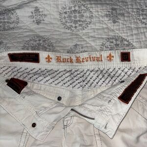 Rock Revival vintage white Jean shorts